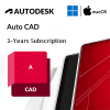 AutoCad 3-Year Subscription Autodesk AutoCAD 1 - 3 Years License (Windows/Mac) (Global)