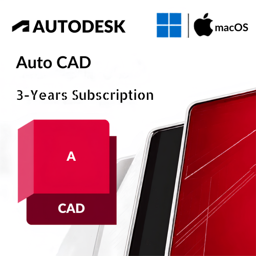 Autodesk AutoCAD 1 - 3 Years License (Windows/Mac) (Global)